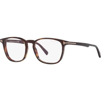Tom Ford 52mm Square optical glasses in Tortoise at Nordstrom