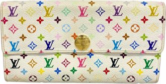 Louis Vuitton Blanc Long Wallet (Bi-Fold) (Pre-Owned)