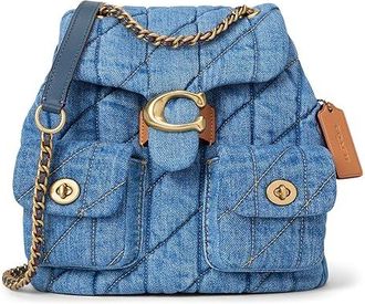 Coach Tabby Backpack Handbags Indigo, Denim/Leather