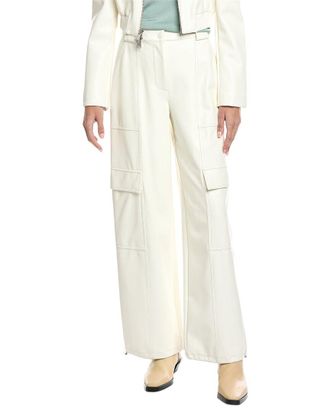 SIMKHAI Sofia Luxe Vegan Leather Cargo Pant