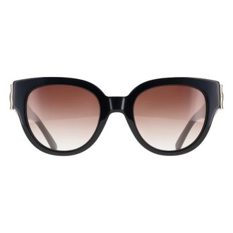 Longchamp Cat Eye Womens Black Brown Clear Gradient LO733S - One Size