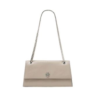 Tory Burch Tory Burch, Shoulder Bags, female, Gray, Size: ONE SIZE Kira Turnlock Shoulder Bag