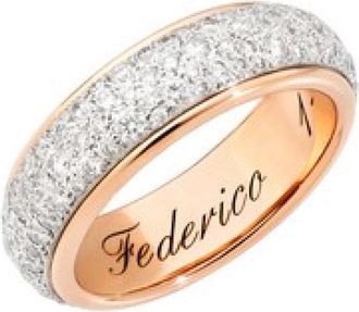 POMELLATO Iconische Bianchi Ring - Dames - Ringen - Wit - 52 MM - Accessoires