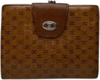 Celine Pre-owned Canvas Wallet - Dames - Vintage Accessoires - Bruin - ONE Size - Vintage