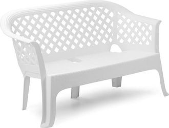 Progarden Banco Lariana Blanco 134x72x76 Cm