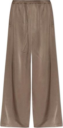 Fabiana Filippi Broeken, Dames, Bruin, S, Satijn, Loszittende satijnen broek