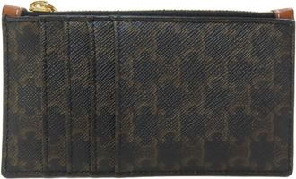 Celine Black Pvc Coin Purse/Coin Case (Pre-Owned)