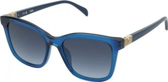 Tous Womens STOB88 54 540W47 Sunglasses - Blue - One Size