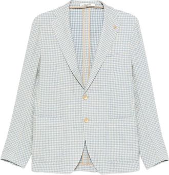 Tagliatore Houndstooth Single-breasted Blazer
