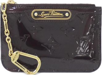 Louis Vuitton Vernis Amarante Leather Coin Purse/Coin Case (Pre-Owned)