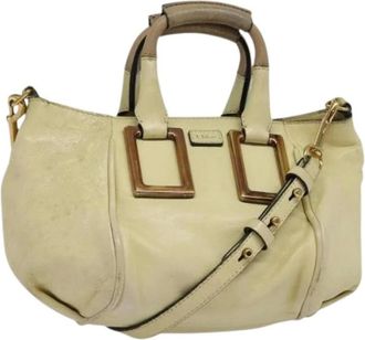 Chlo&eacute; Pre-owned Handbags, female, Beige, Size: ONE SIZE Pre-owned Hand Bag