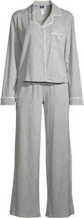 Ralph Lauren Katoenen pyjamatop - Dames - Pyjama - Grijs - XS - Katoen - Nachtkleding