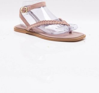 Free People Womens Waverly Whipstich Thong Sandal In Sunstone