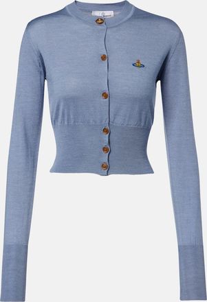 Vivienne Westwood Bea cropped wool and silk cardigan