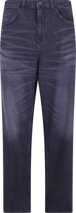 Les Deux Jeans Straight Leg Roi Black Washed