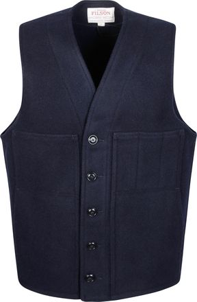 Filson Mackinaw Wool V-Neck Button-Up Vest