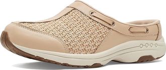 Easy Spirit Travelport Womens Shoes Light Natural Raffia : 6.5 W (D), Leather