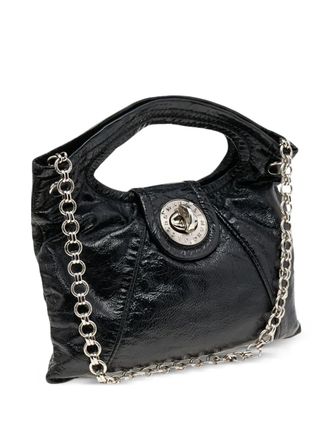 Marc Jacobs leather two-way handbag - women - Calf Leather/Fabric - One Size - Black