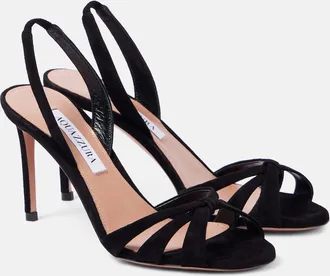 Aquazzura Sandali Tati 85 in suede