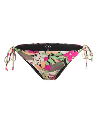 Roxy Bikini-Hose ROXY Printed Beach Classics, Damen, Gr. L, US-Gr&ouml;ssen, grau (anthrazit palm song s), Obermaterial:87% Nylon, 13% Elasthan;, Badehosen Biki