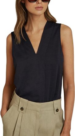 Reiss Mira V Neck Detail Vest