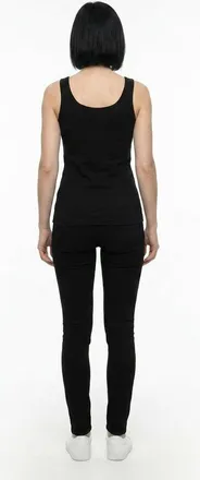Dolce & Gabbana Womens Black Cotton Tank Tops