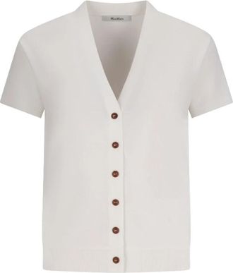 Max Mara Finito Cardigan - Dames - Vesten - Wit - S - Truien & Vesten