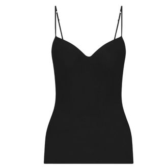 Ibana Eden Singlets Zwart - Dames - Tops zonder mouwen - Zwart - XS - Katoen - Tops