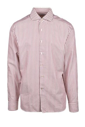 Alessandro Gherardi Flannel Shirt - Beige/Bordeaux