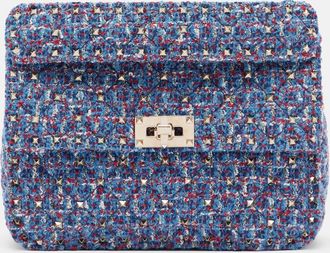 Valentino Garavani Borsa a mano Rockstud Spike Medium in tweed
