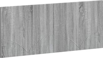 vidaXL Cabecero Montada En La Pared Hoorn Sonoma Gris Vidaxl