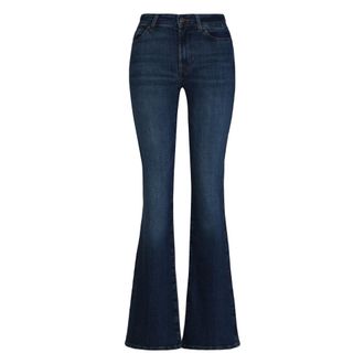 7 For All Mankind Flared Jeans, female, Blue, Size: W24 Medium Waist Bootcut Jeans