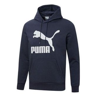 Navy blue puma hoodie on sale