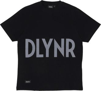 Dolly Noire Zwart Box Logo Tee Korte Mouw - Heren - T-shirts - Zwart - XL - Katoen - Tops