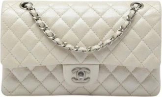 Chanel Borsa a spalla Pre-owned Classic Double Flap - - Pre-owned - Donna - Beige - ONE SIZE