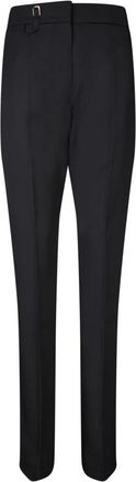 Jacquemus Tibau Broeken - Dames - Slim Fit Broeken - Zwart - XS - Wol - Broeken