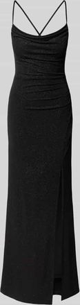 Jake*s Abendkleid mit Gehschlitz in Black, Größe 36