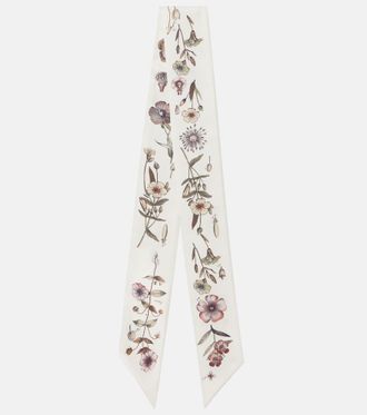 Loro Piana Floral silk scarf
