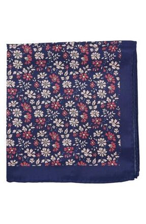 Ben Sherman Floral Pocket Square in Navy at Nordstrom Rack