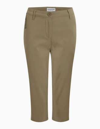 Craghoppers Womens Craghoppers Womens/Ladies Kiwi Pro III Cropped Trousers - Tan - Size: 16/32in