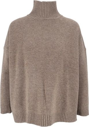 Max Mara Jersey de cuello alto Borgia - Knitwear - Mujer - Beige - XS