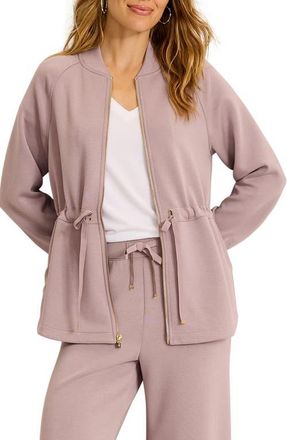 Tommy Bahama Palm Voyage Zip-Up Jacket in Lavender Fog at Nordstrom, Size X-Large