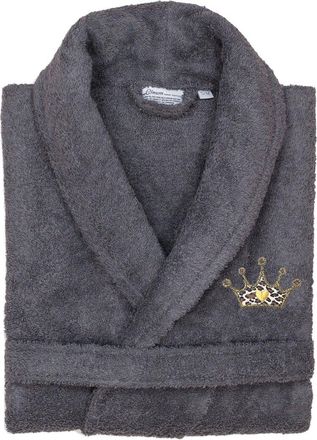 Linum Home Textiles Turkish Cotton Personalized Terry Bathrobe (Monogram A-Z)