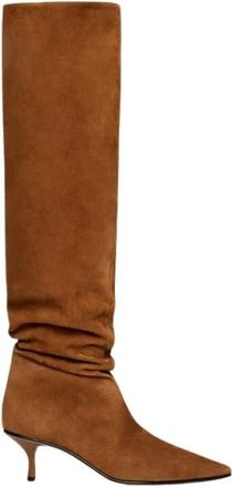 Scarosso Schoenen, Dames, Bruin, 37 1/2 EU, Leer, Barbara Boots