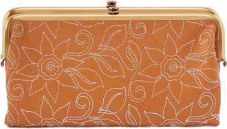 Hobo Womens Lauren Embroidered Clutch Bag In Sundial
