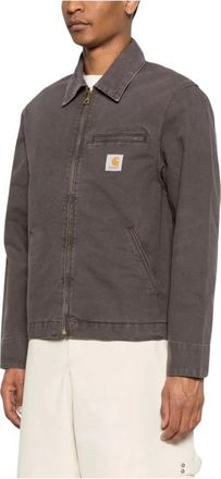 Carhartt Work in Progress Detroit Jacket - Heren - Spijkerjassen - Bruin - 2XL - Katoen - Jassen