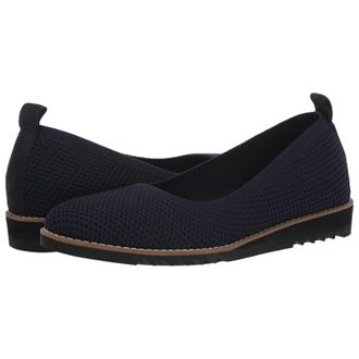 Eileen Fisher Etta Flats WomensM Midnight Almond Toe Slip On HTAT1133