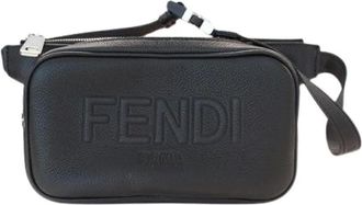 Fendi Pre-owned Belt Bags, male, Black, Size: ONE SIZE Pre-owned Leather fendi-bags