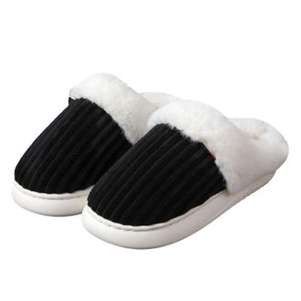 Generic memory foam slippers women Fluffy Slippers Women,Memory Foam Ladies Slippers for House,Cosy Womens Slippers Faux Fur Lined,Anti-Slip Mens Womens Slipp