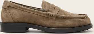 AllSaints Mens Suede Bloom Suede Loafers, Size: UK 12/US 13/EU 46